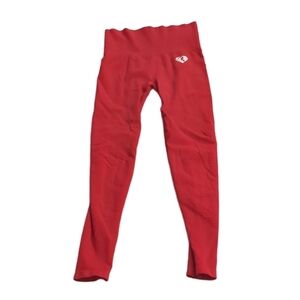 Women's best red leggings size small